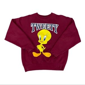 90s Warner Bros Studio Store Tweety Sweatshirt Size Medium